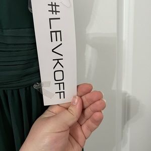 Bill Levkoff Bridesmaid Dress evergreen